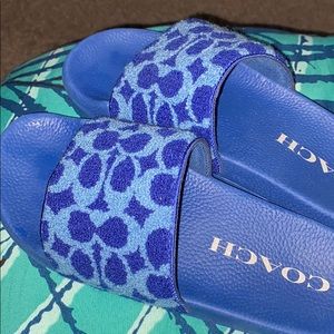 🥿Coach slides🥿MY BIRTHDAY SALE 🥳🎁🎉🎊🎂